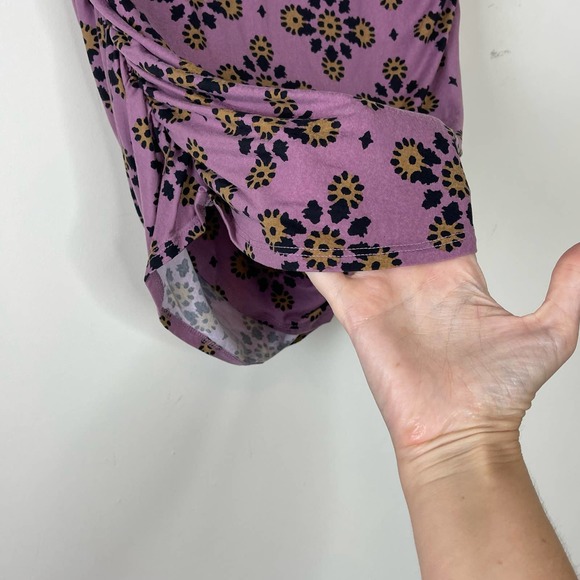 Free People Smokey Lilac She's Something Else Print Skirt NWT Size Small - Picture 6 of 9